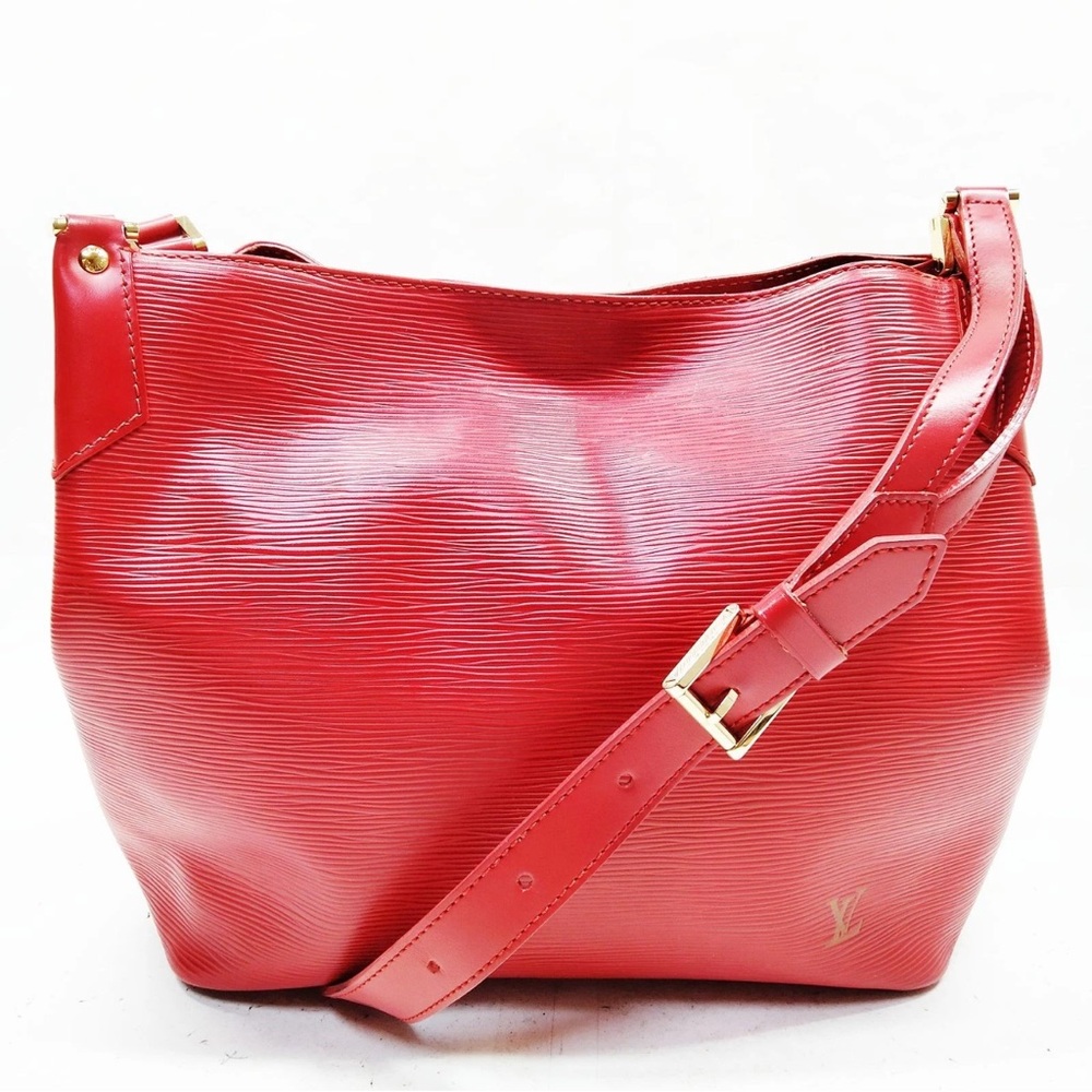 Louis Vuitton Red Epi Mandala Bag MM - Louis Vuitton Shoulder Bag - Picture 2 of 10